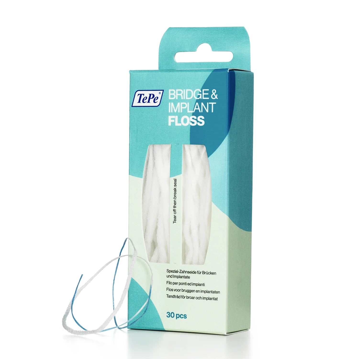 Hilo Dental Para Implante Tepe Bridge & Implant Floss 30 Pz