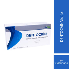 Anestésico Inyectable Mepivacaína HCI 2% - Dentocaín Zeyco