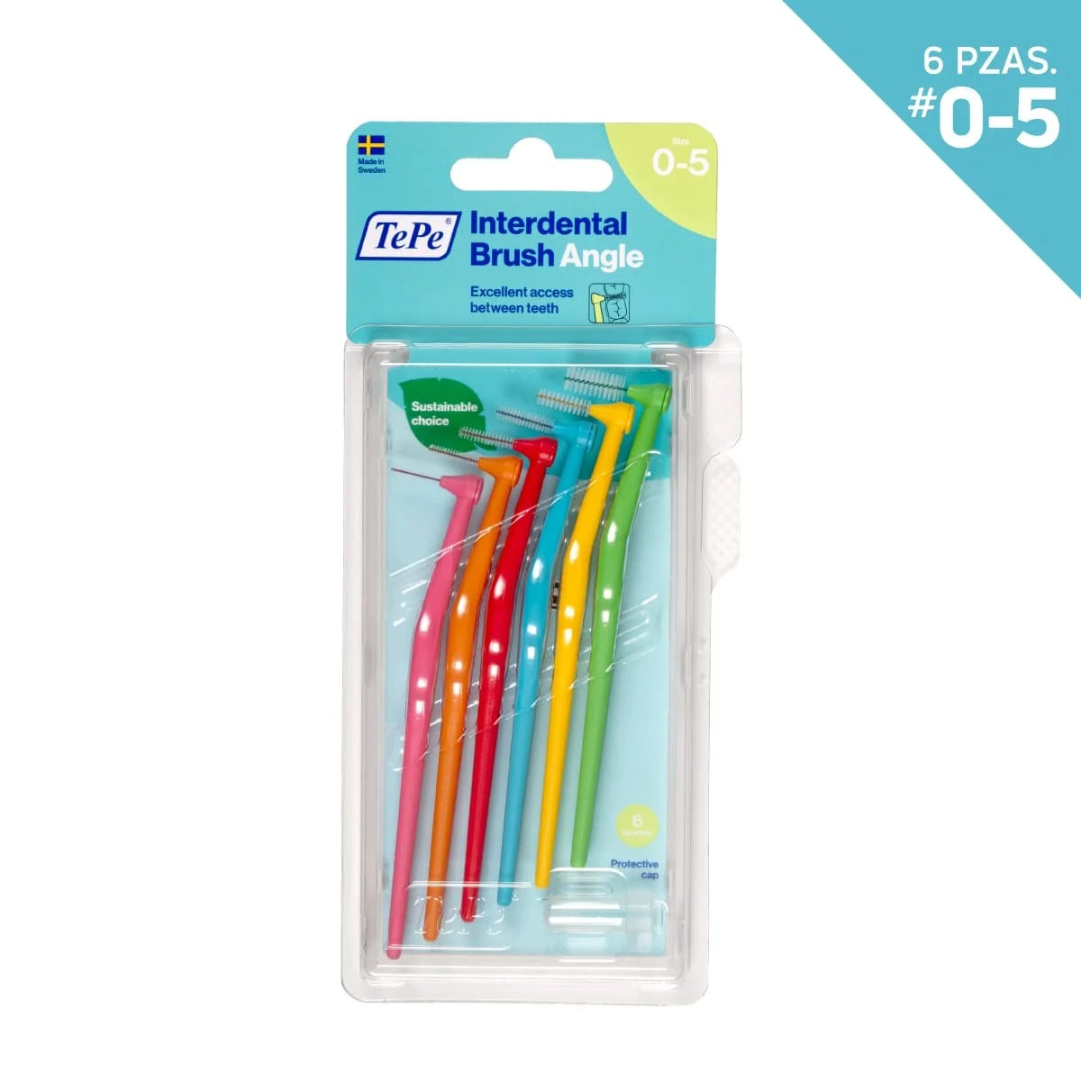 TePe Angle Cepillo Interdental Angulado del #0 al #5