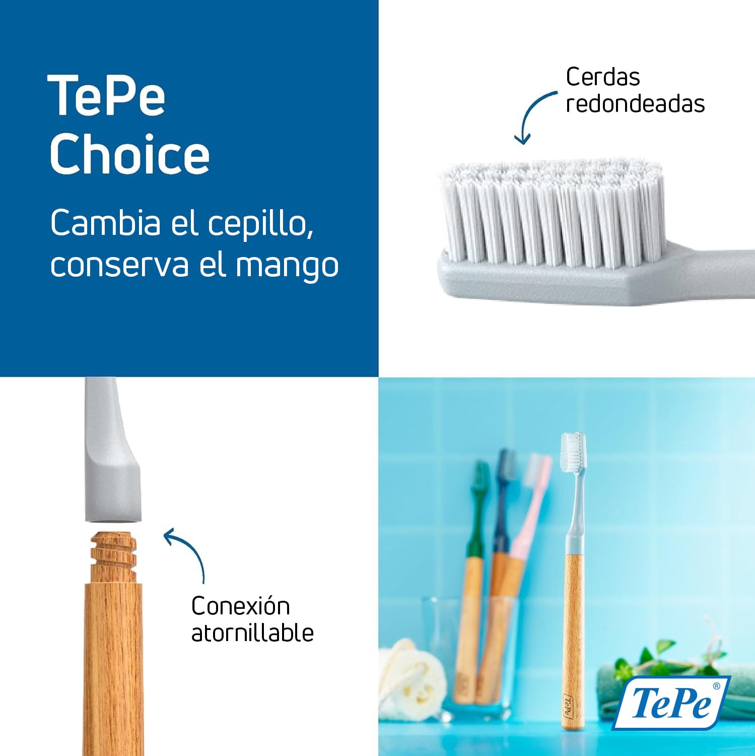 Cepillo Dental TePe Choice Ecologico