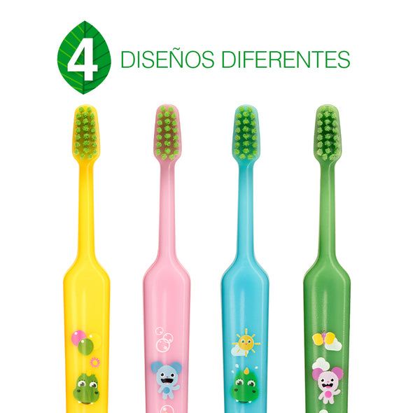 Cepillo Dental Infantil Tepe Good Ecológico de 0-3 Años - Mini Extra Soft