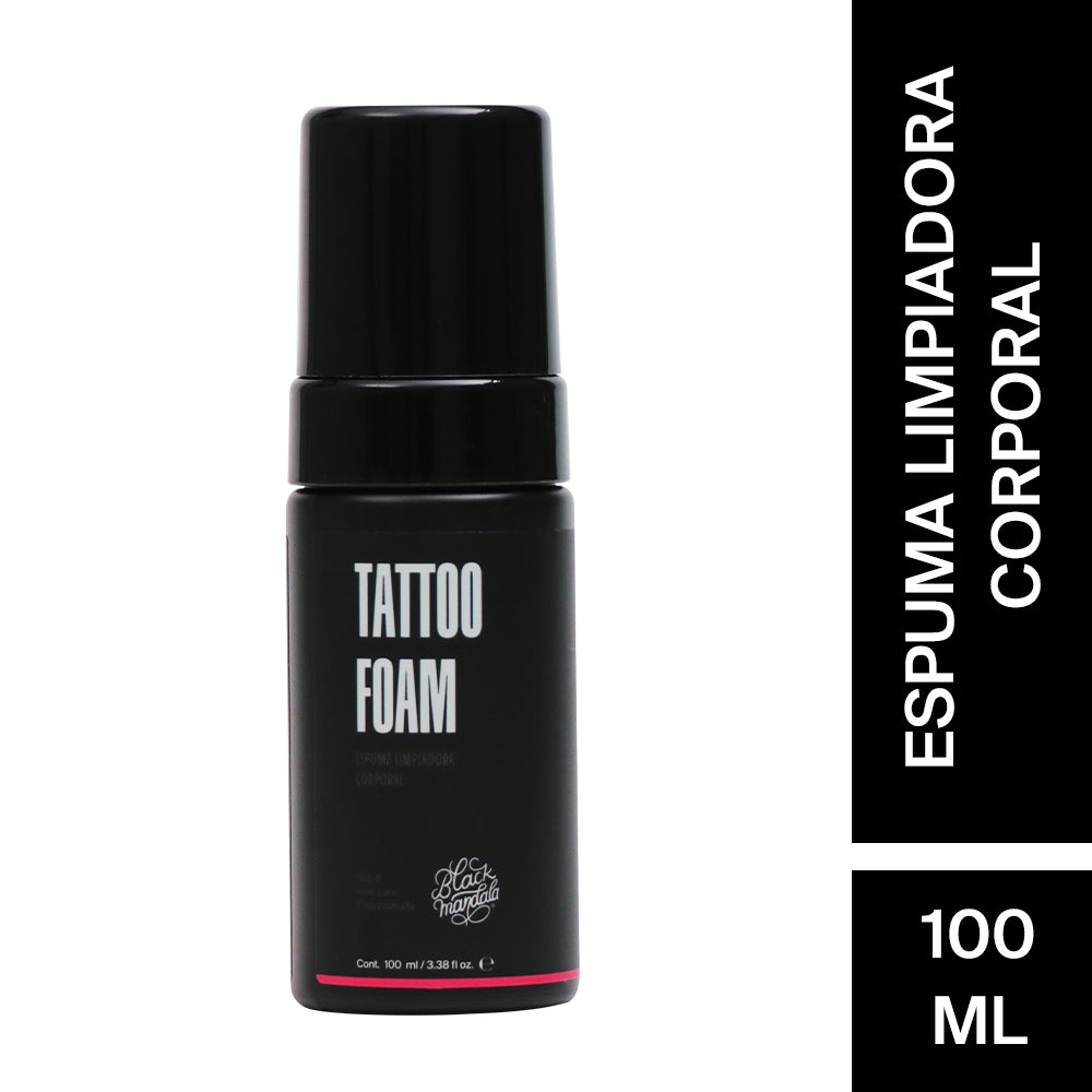 Espuma Limpiador 100ml Tatuajes Tattoo Foam Blackmandala®