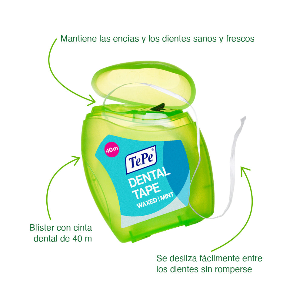 Cinta Dental Tepe Sabor Menta 40 Mts.- Dental Tape